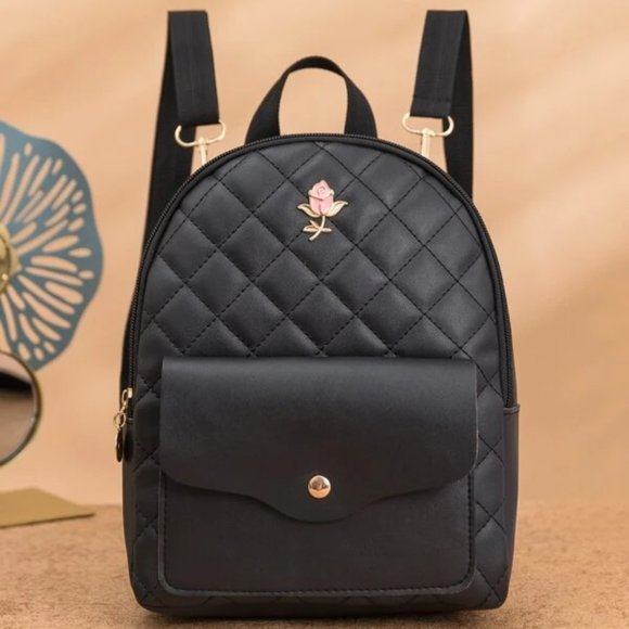 Handbags - New mini quilted backpack with Rose hardware